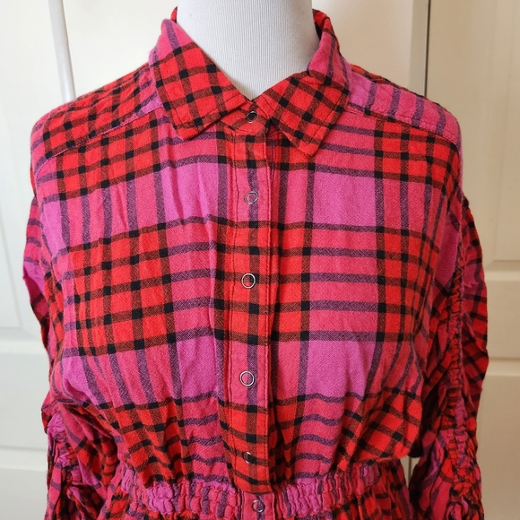We The Free People Plaid Shirt - Picture 2 of 12